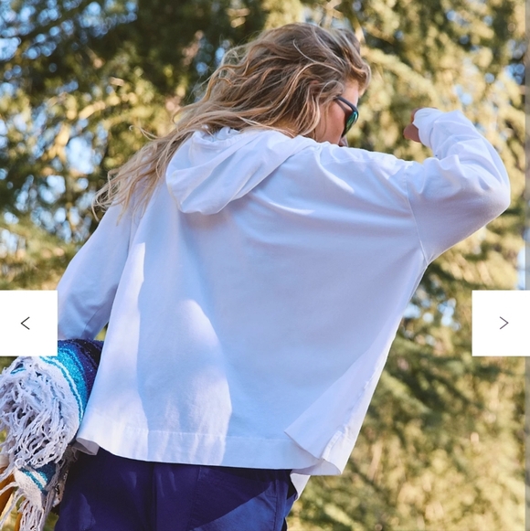 Free People hot shot hoodie white - Picture 2 of 12